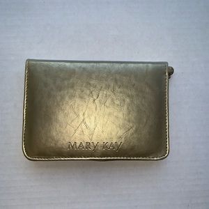 Mary Kay Gold&Pink Little Mirror/Makeup Pouch